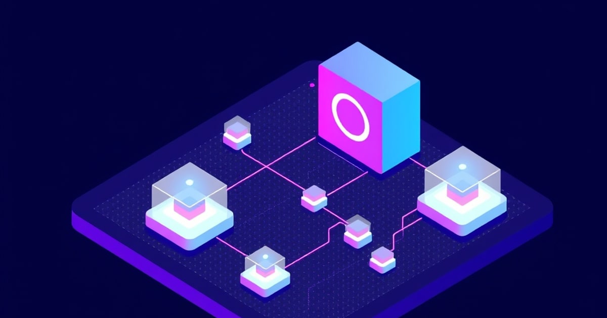 Isometric diagram comparing three vendor platforms with evaluation checkpoints for reliability, cost, and lock-in criteria